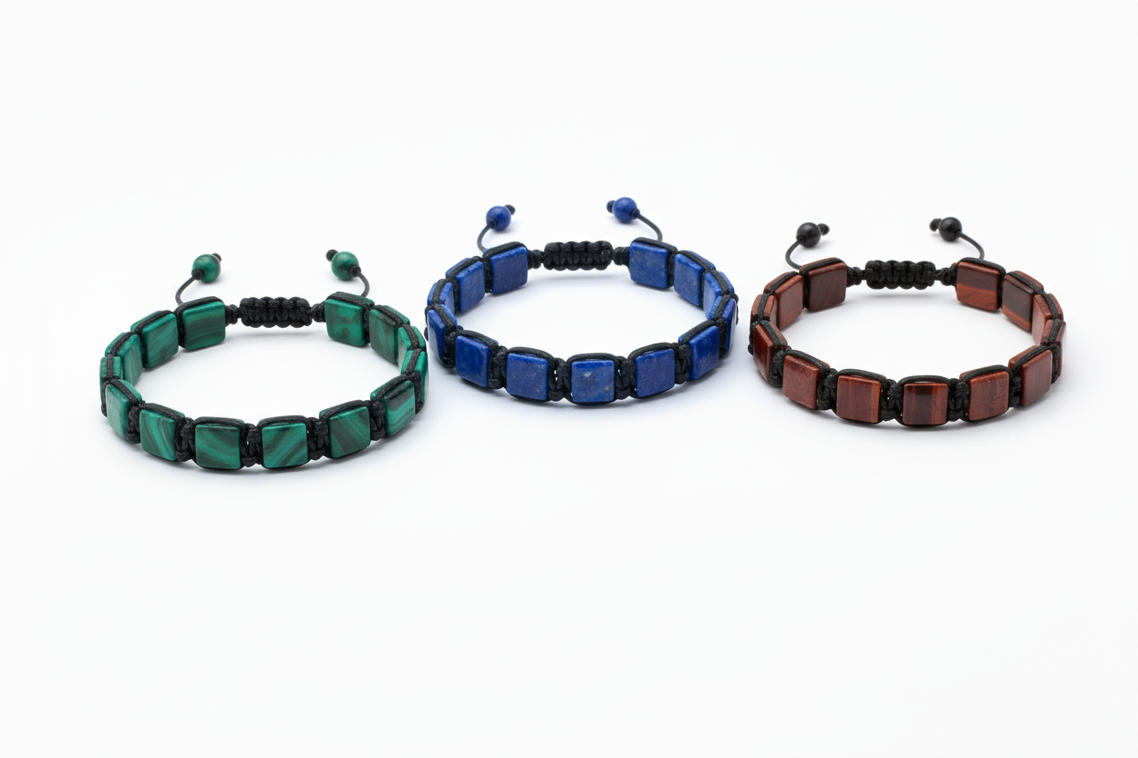 Gemstone jewelry.