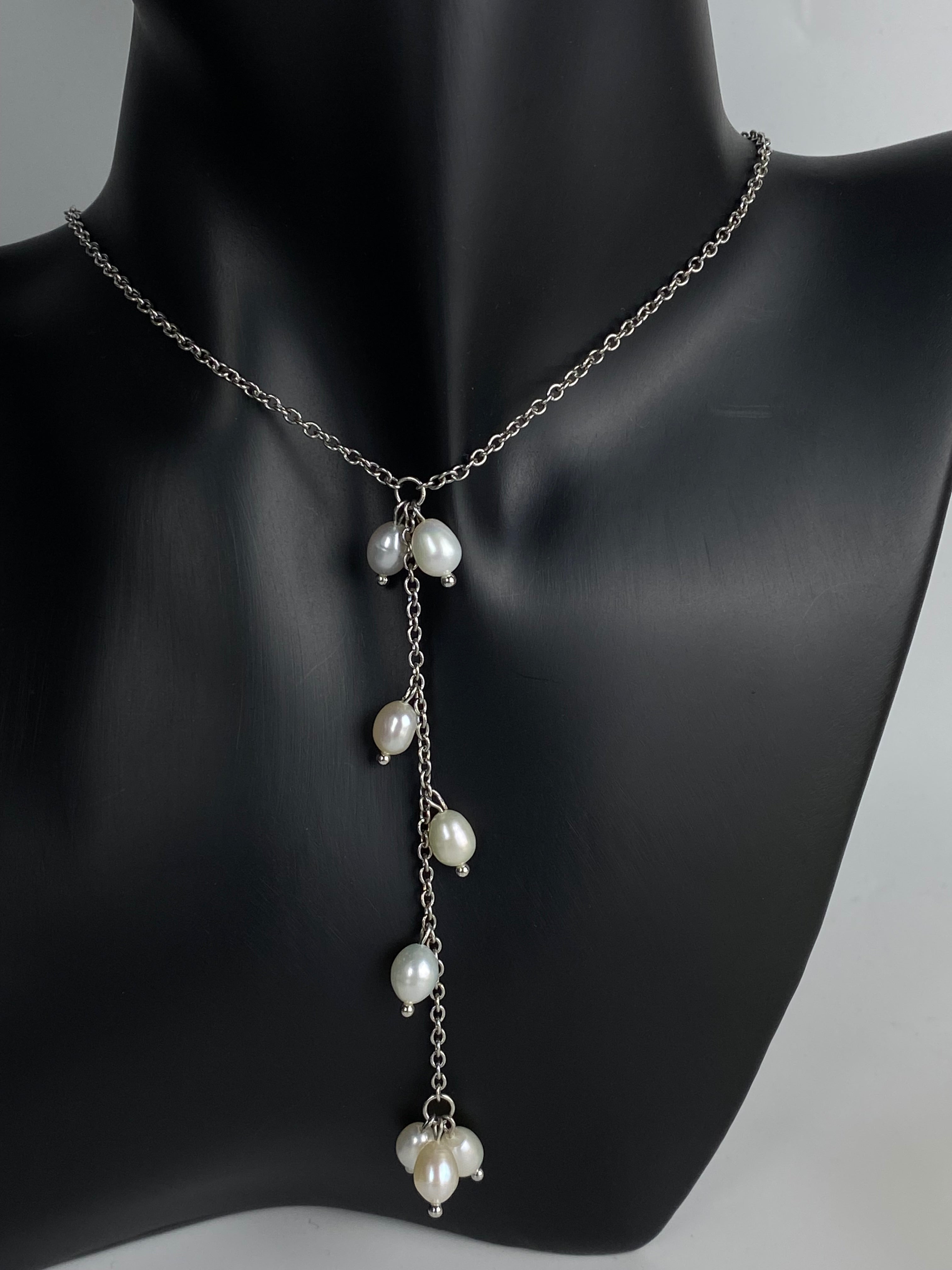Freshwater Pearl Y-Necklace Lariat.