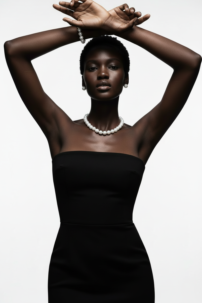 Black dress minimalist