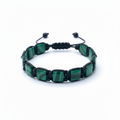 Square Stone Macramé Bracelet | Natural Gemstone